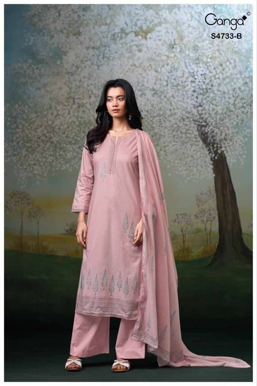 NIVELLEA 4733 Series By Ganga Fashion Beautiful Festive Suits Stylish Colorful Fancy Casual Wear & Ethnic Wear PREMIUM COTTON Dresses At Wholesale Price
